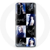Blackpink Etui voor Huawei P30 Pro Blackpink Handtekening Foto Jennie Jisoo Lisa Rose Maniacase