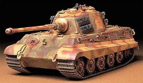 Tamiya modelbouwkit 1:35 German King Tiger - Production Turret - Kunststof - Niveau 4
