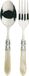 BUGATTI ALCAM-N4211/12 Aladdin tafelservies, staal/ABS, ivoorkleurig, 30,5 x 14 x 3 cm, 2 stuks