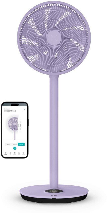 Duux Whisper Flex 2 Smart - Statiefventilator - Lavender