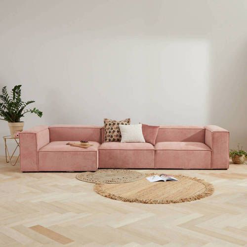 Hoekbank links Igor - roze