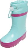 Playshoes Bottes de pluie avec cordon de serrage Enfants - Turquoise/Rose - Taille 24-25
