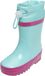 Playshoes Bottes de pluie avec cordon de serrage Enfants - Turquoise/Rose - Taille 24-25