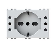 4Box - USB inbouwstopcontact P40 3.0A compatibel met Vimar® Arkè™ wit
