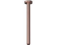 Hotbath Mate M453 plafondbuis rond 30 cm geborsteld koper PVD
