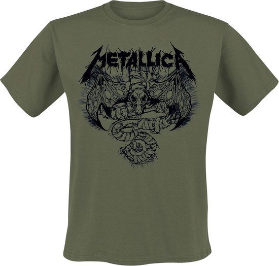 Metallica Roam Blast Olive Heren T-shirt - olijf - XL