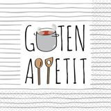 Riethmüller Eten Guten Appetit servet 16 stuks 33x33 cm