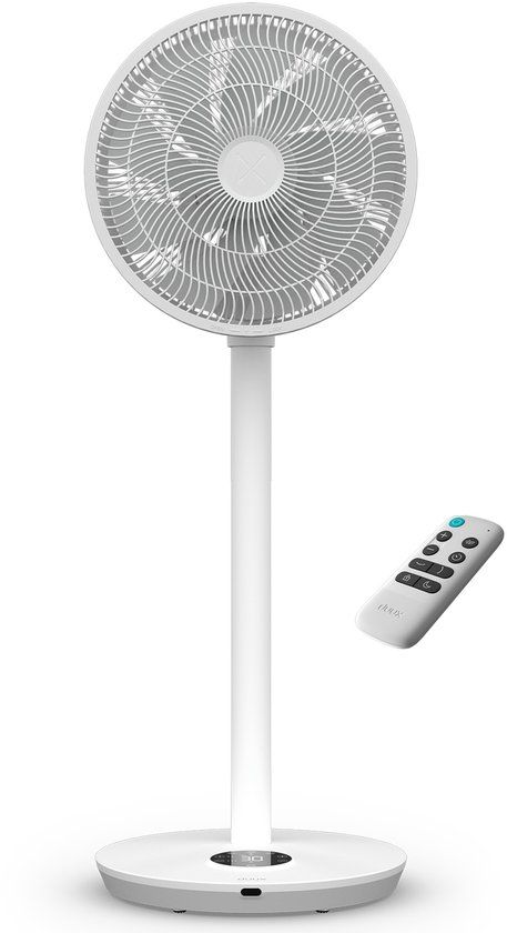 Duux Whisper Flex 2 - Statiefventilator zonder WiFi - Staande Ventilator Geruisloos - Wit