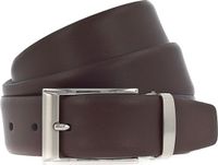 Vanzetti Leren Riem Dresscode: Business 35mm Cambered Belt W110 Dark Brown Bruine