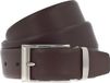 Vanzetti Leren Riem Dresscode: Business 35mm Cambered Belt W110 Dark Brown Bruine