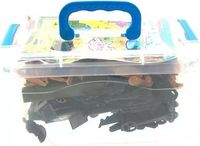 Ensemble de soldats avec 60 soldats jouets et accessoires assortis, 20 x 15 x 11 cm