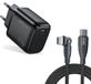 DrPhone ProCharge C2C Kabel 60W + HALO-N3 20W USB-C Snellader