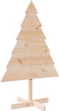 vidaXL - Sapin de Noël - 110 cm - Bois massif