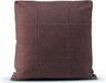 HappyFriday Kussenhoes HF Living Square Felt Bordeaux 50 x 50 cm