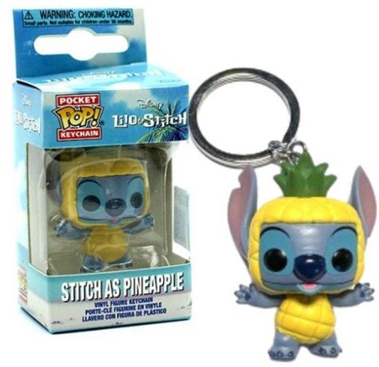 Lilo & Stitch Stitch As Pineapple Pocket Pop! Funko Pocket Pop!