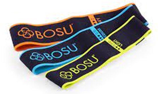 BOSU Fabric Resistance Band 3-pack - Black