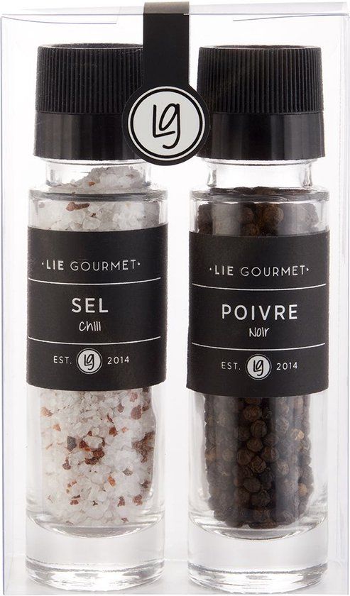Lie Gourmet Giftbox Klein Zout & Peper Stel (108 gr/55 gr)