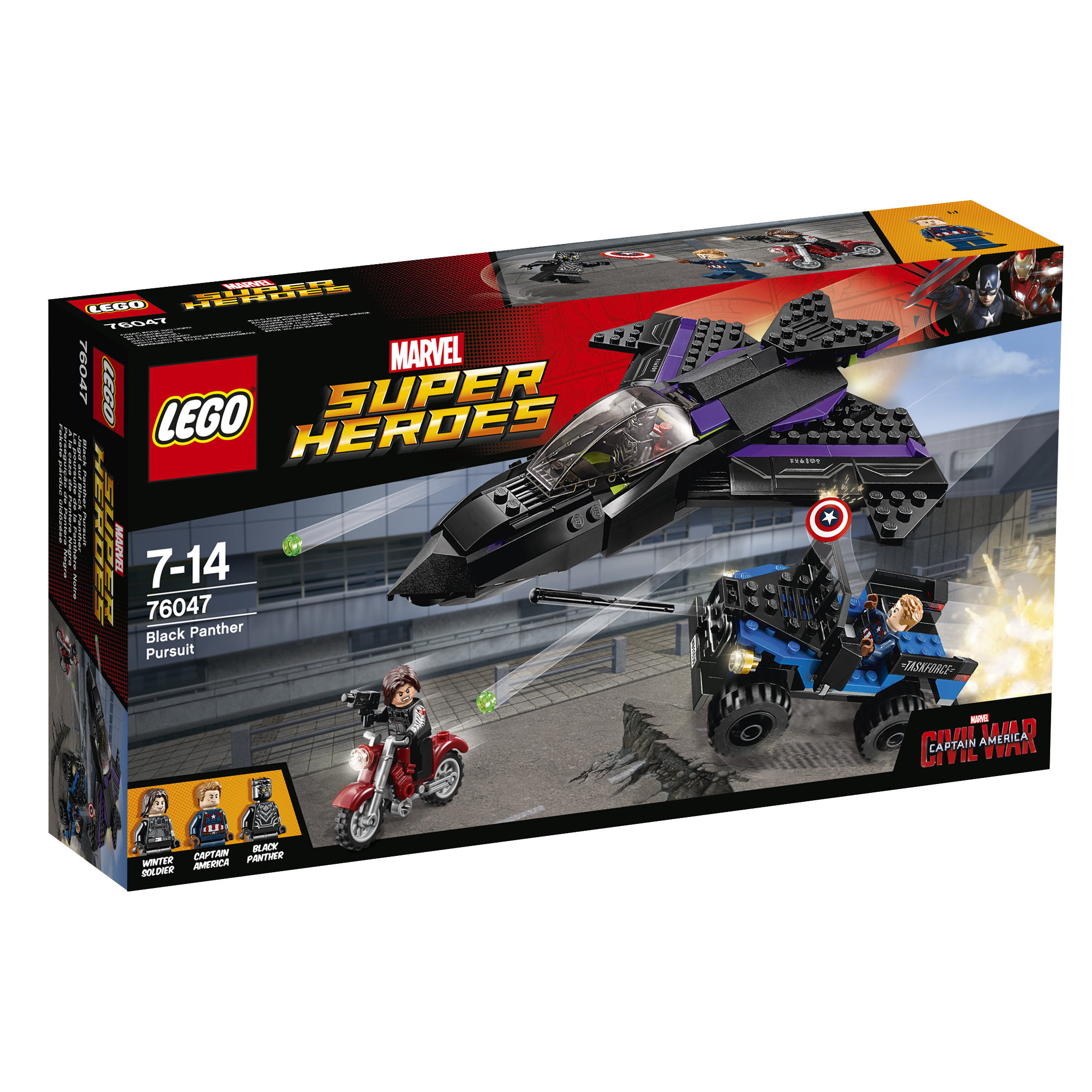 lego Marvel Super Heroes Black Panther achtervolging