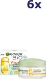 Garnier Bio Hydraterende Dagcrème met Vitamine C* - voedt & hydrateert - voor de doffe huid - laat stralen - 6x50ml