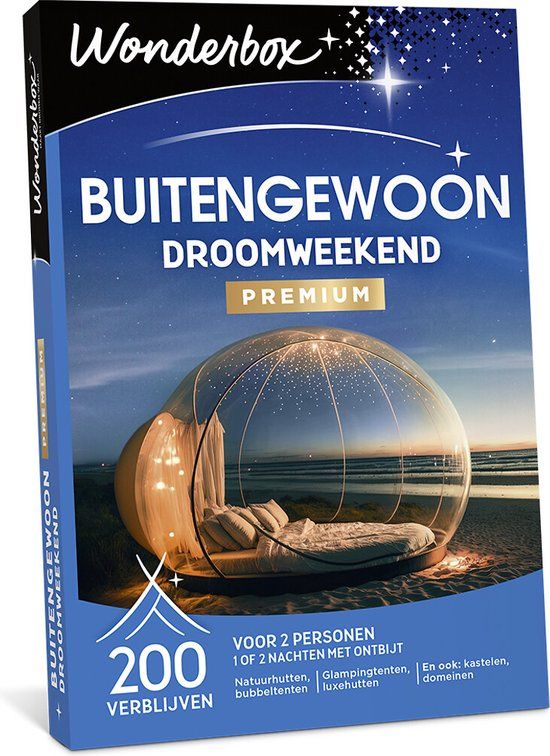 Wonderbox Cadeaubon - Buitengewoon droomweekend