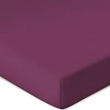 Bassetti Hoeslaken voor boxspringtopper Uni kleur Berry L2/542 Maat 90x190 100x220cm