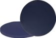 Wicotex Sets de table Uni - 8 pièces - Bleu foncé - Rond 38 cm