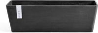 Ecopots Bruges 45 - Dark Grey - 45 x 17,7 x H17 cm - Rechthoekige donkergrijze bloempot / plantenbak