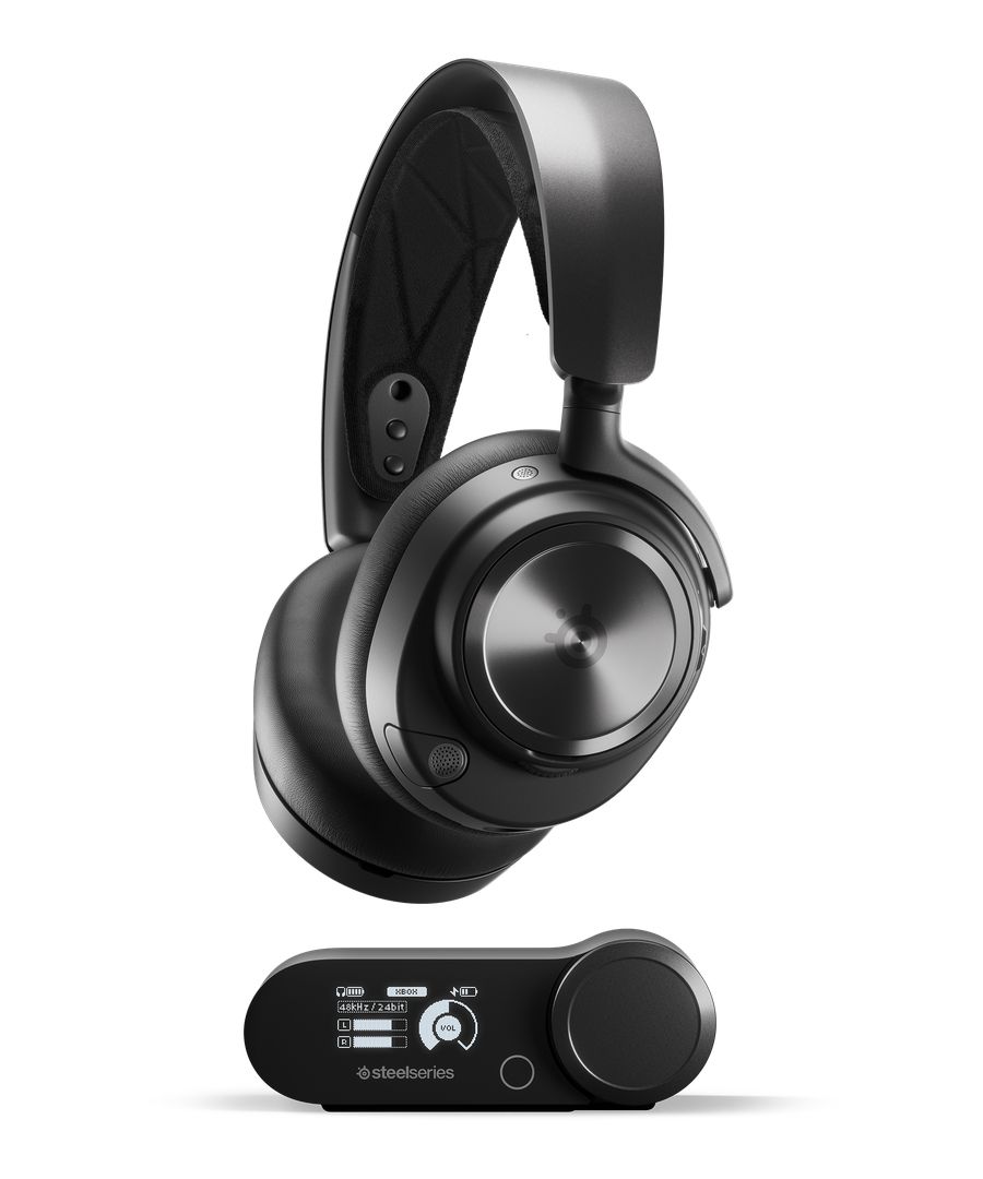 SteelSeries Arctis Nova Pro Wireless X - Multiplatform Gaming Headset - Black - Wireless - ANC - Xbox, PC & PS5