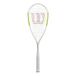 Wilson TEMPEST PRO Squash Racket, uniseks, voor volwassenen, wit/goud, 0