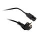Zenitech - Steekpaal 2 stopcontacten 2P+T met kabel H07RN-F 3G1,5mm² IP44 + tijdschakelaar - Zwart