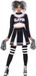 Smiffys Fever Gothic Cheerleader Kostuum - S - Zwart