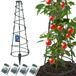 KOTARBAU Support de plantes, Treillis pour plantes grimpantes, Treillis Ø 25cm, PVC