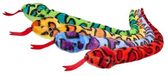 Beppe Zoo Serpent en peluche, Bleu, 100 cm