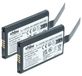 Vhbw 2x Batterie Compatible Avec Wasp Dt10rf 2d Dt10rf, Dt10 Scanner De Code-barre Pos (1000mah, 3,7v, Li-ion)