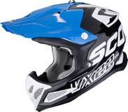 Scorpion VX-22 Air Updown Motorcross helm - Zwart/wit/blauw - XS