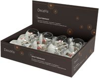 Decoris Kaemingk Kerstbal plc d8 cm transparant a2 kerst Decoris