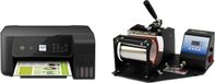 MonsterShop Presse à tasses - noir - 483 ml - incluant imprimante Epson Eco Tank