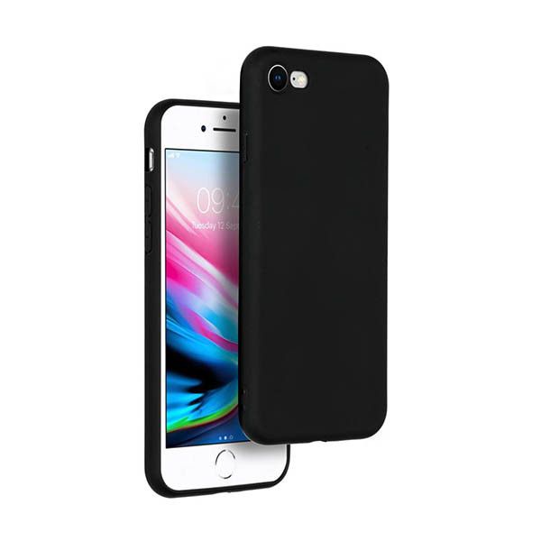 Accezz Color Backcover Apple iPhone SE (2020 / 2022) / 8 / 7 zwart