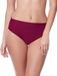 Merry Style Dames Zwembroek - Zwemshorts - Bikinibroekje - Elastische tailleband - Polyamide & Elastaan - Wijnrood (5288) - 38