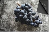 Dietrix Inductie beschermer 60x52 - Groente en Fruit - Blauwe Druiven | Kookplaat beschermer