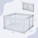 COAST™ Babybox - Pliable - Incl. 50 balles - 124 x 124 x 70 cm - Gris