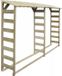 vidaXL Haardhoutopslag dubbel 300x44x176 cm geïmpregneerd grenenhout