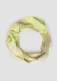 s.Oliver Tunnelsjaal olijfgroen tie-dye polyester voor dames