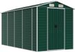 vidaXL Tuinschuur 191x385x198 cm vert acier