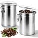 Merkloos Elzusha - Set van 2 Luchtdichte Koffiecontainers