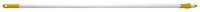 Maya Professional Tools 49803-4 steel, aluminium met handgreep, FBK/levensmiddelhygiëne, 1300 mm x 25 mm, geel