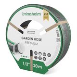 Grimsholm Premium Tuinslang, 20 m, UV-Bestendig, Anti-Twist Systeem, Vrij van Ftalaten en Zware Metalen