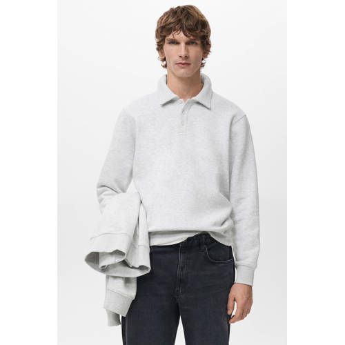 Mango Man sweater grijs