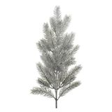 Everlands Kersttak/dennentak - groen - besneeuwd - L66 cm - kerstversiering