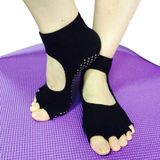Sun & Sia Yoga Sokken - Anti-slip - Vocht absorberend - Katoen - Zwart - One Size